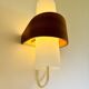 Nx40 Wall Lamp In Wood And Opal Glass By Louis Kalff For Philips, The Netherlands, 1950S