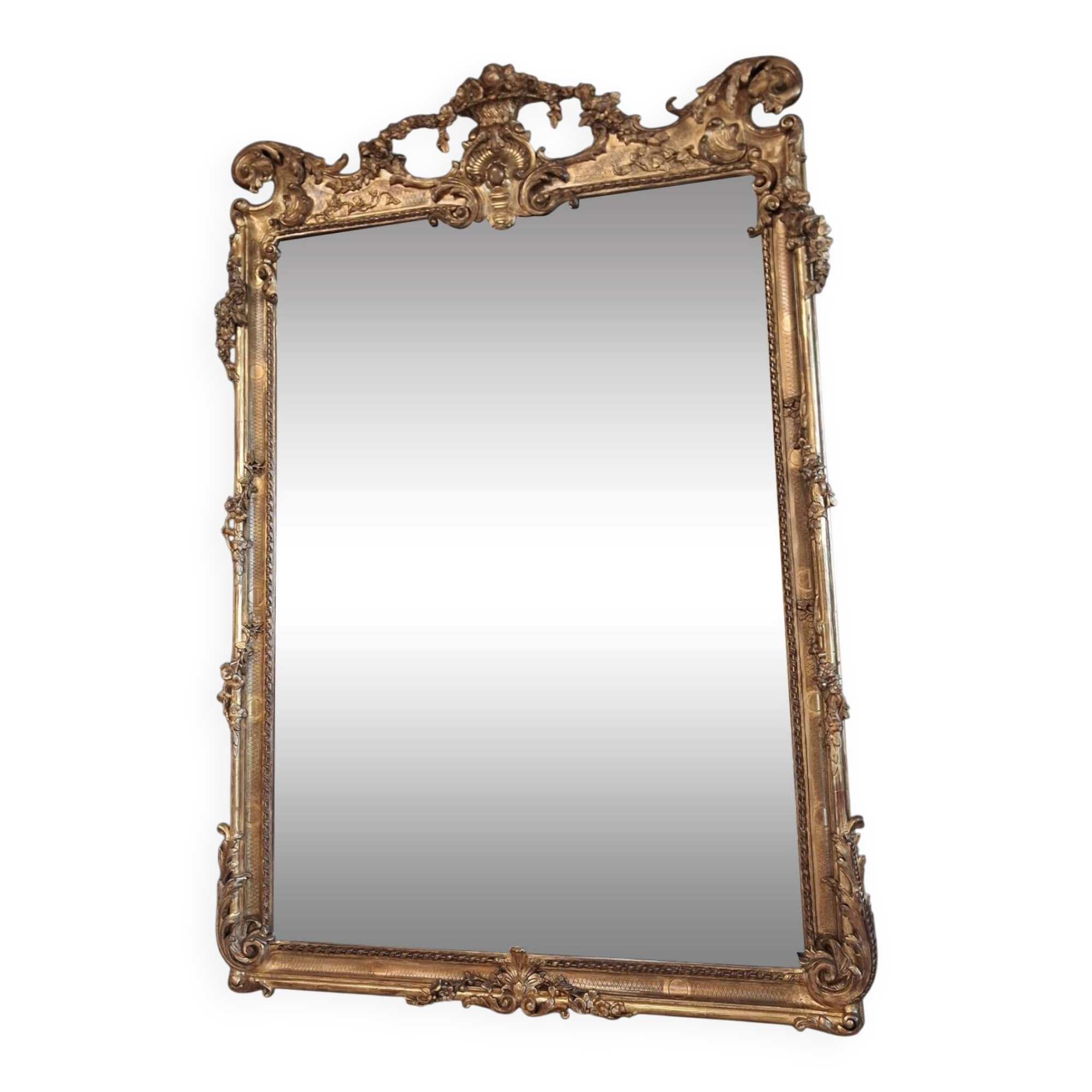 Miroir époque XIX 205 x 140
