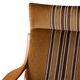 Original Scandinavian Oak High-Back Armchair, Late 1960s