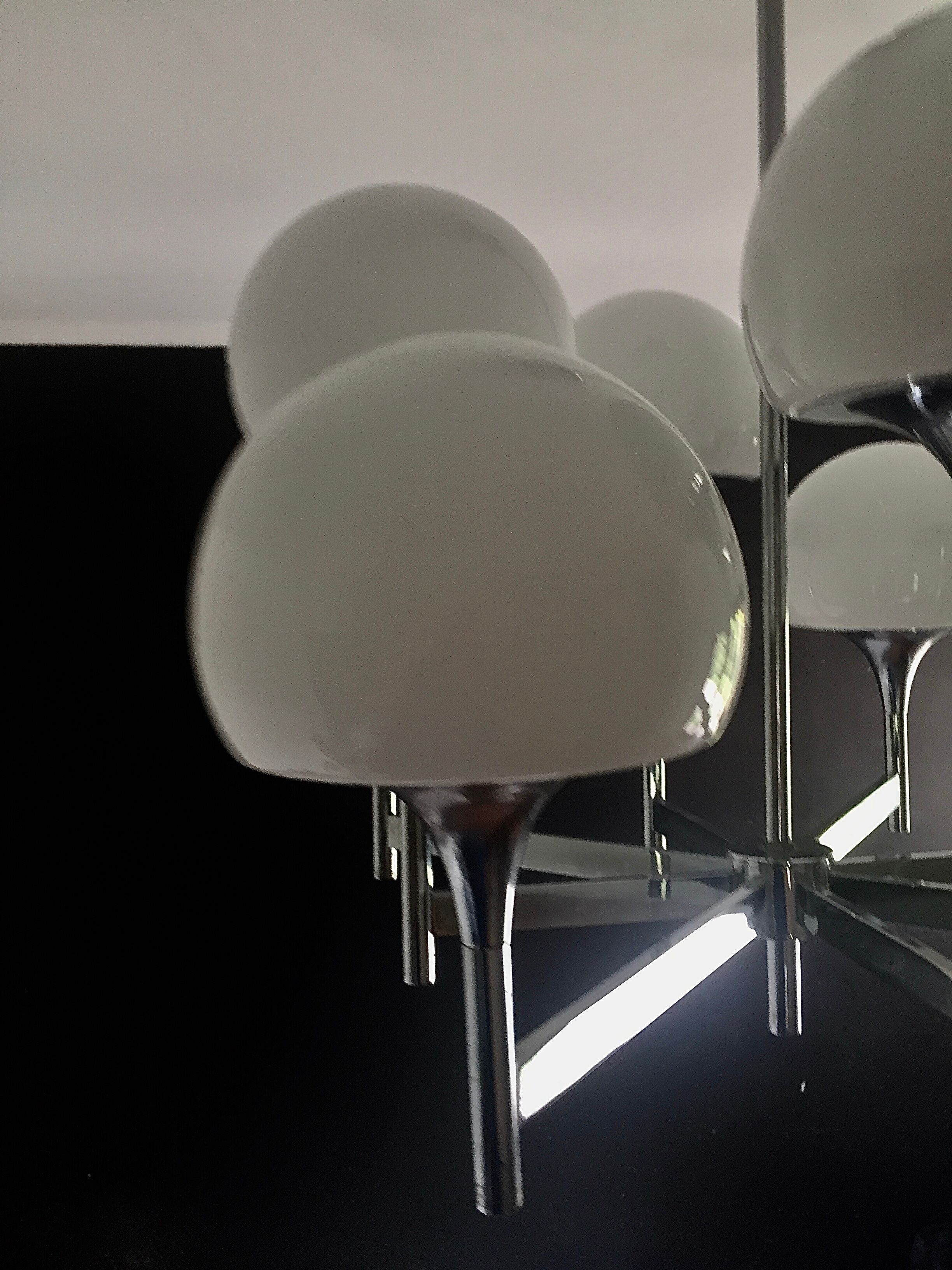 Chandelier 8 fires gaetano sciolari italy 70