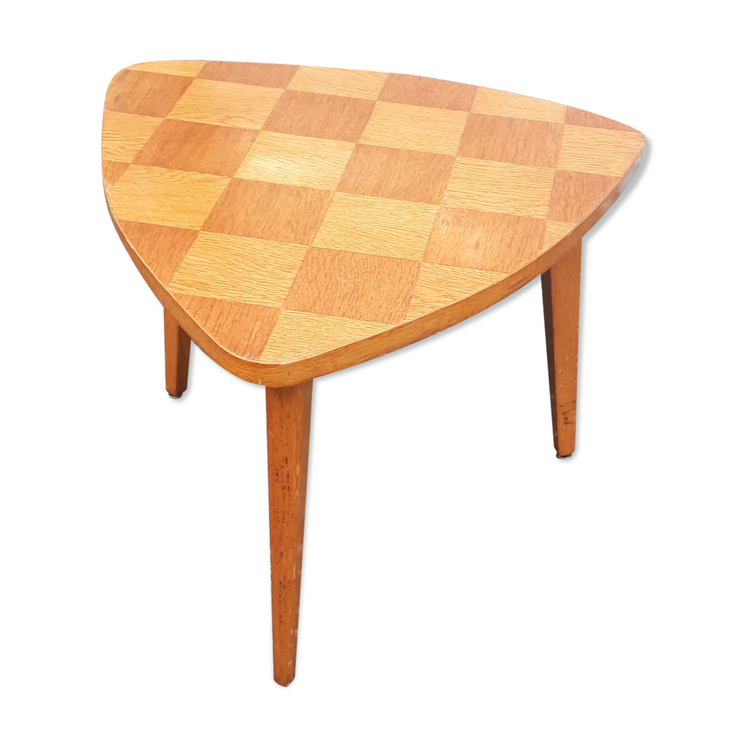 Vintage checkerboard table 1970