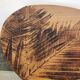 Table basse en bois pieds compas