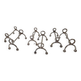 6 porte couteaux Christofle argent
