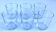 6 anciens verres gobelets Verre transparent