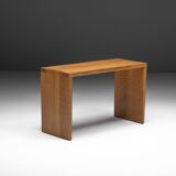 Hand-carved oak console table, France, early 21st century