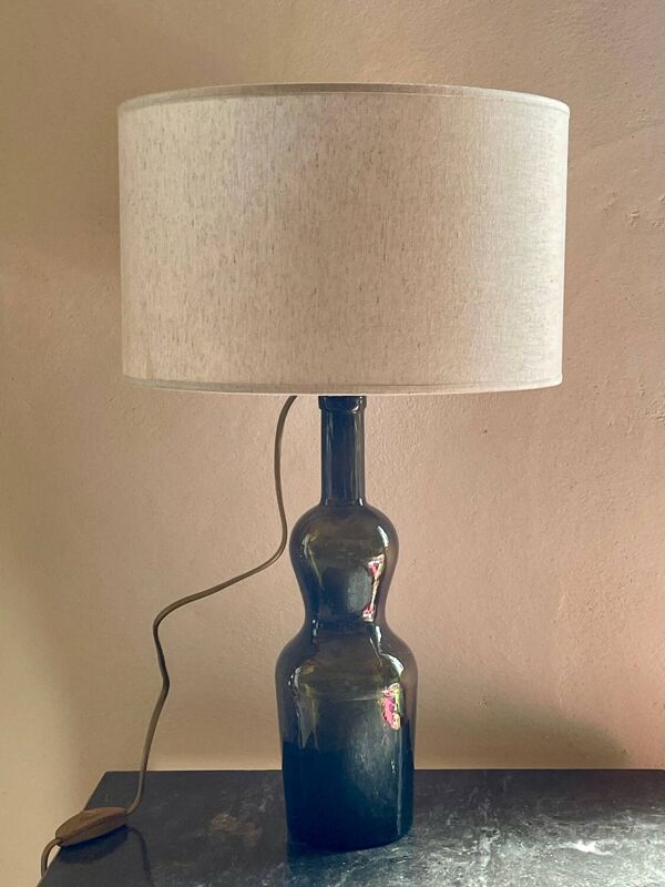 Lampe bouteille ancienne