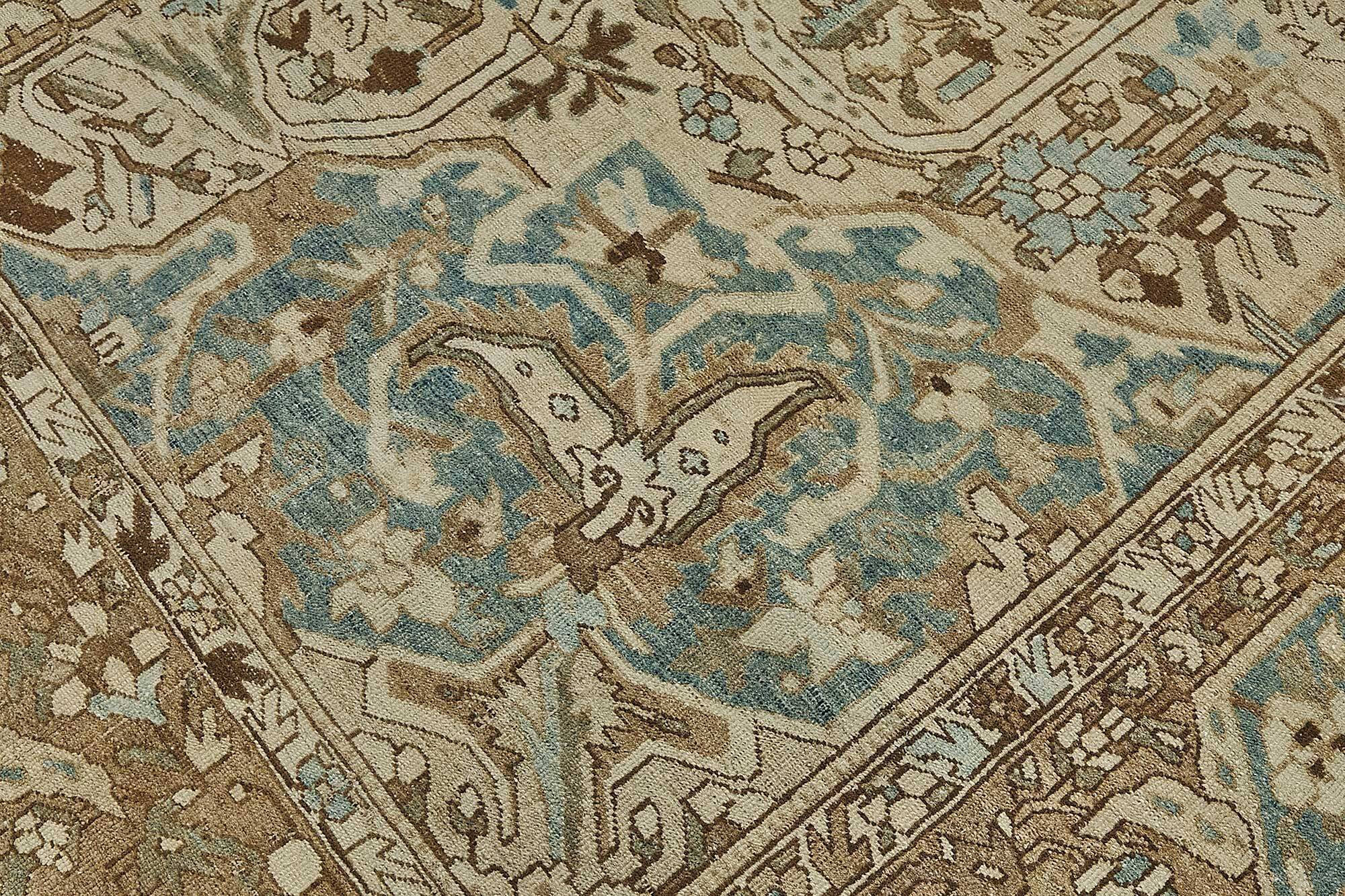 Tapis vintage unique fait à la main 305 cm x 487 cm