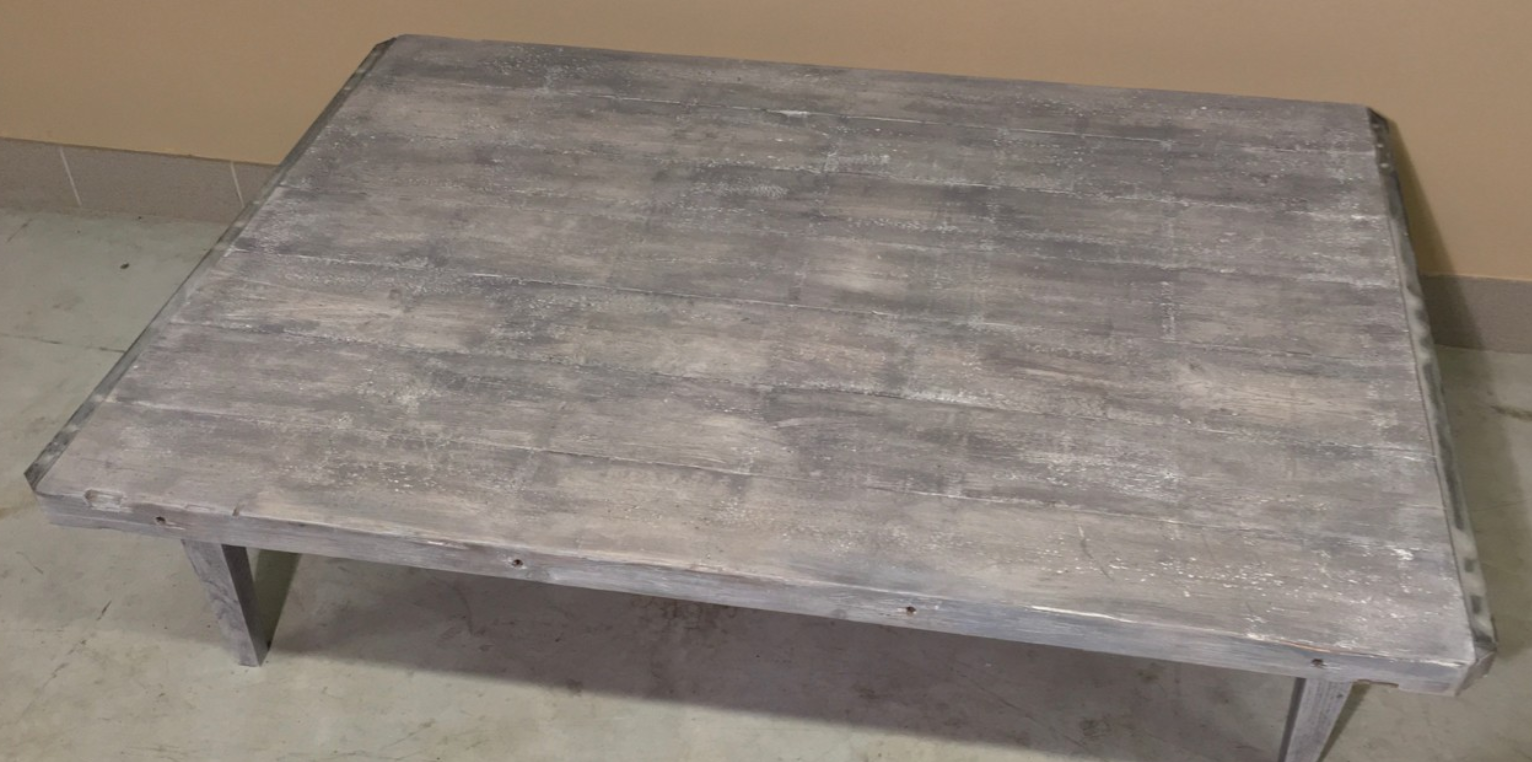 Industrial coffee table