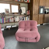 Armchair Soriana Afra and Tobia Scarpa 60s Cassina