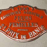 Competition plate agricultural feurs,1998