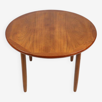 Table basse ronde en teck