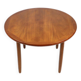 Round teak coffee table