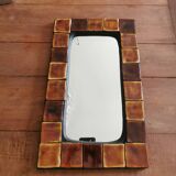 Long square mirror by Mithé Espelt