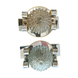 Ina pair of wall lamps 1970/80