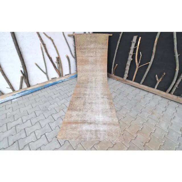 Vintage Turkish hallway carpet from the 1920s - 89 cm × 355 cm