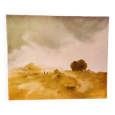 Dreamlike oil painting on canvas by Jean Guy Berlanger