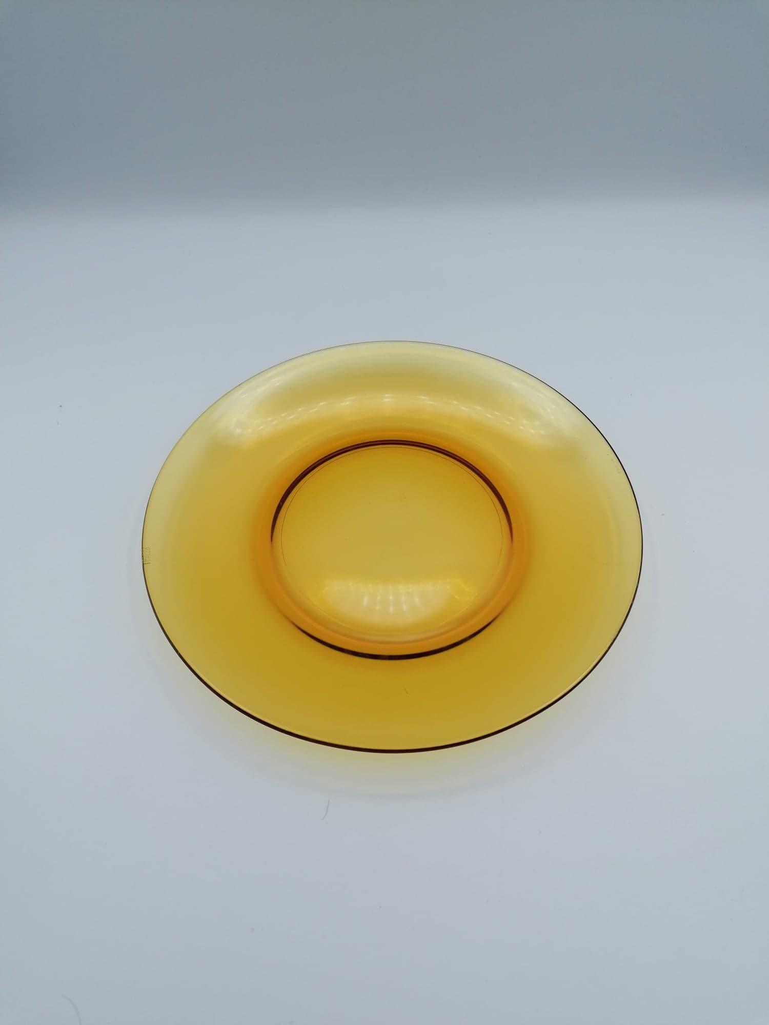 Vintage yellow plates