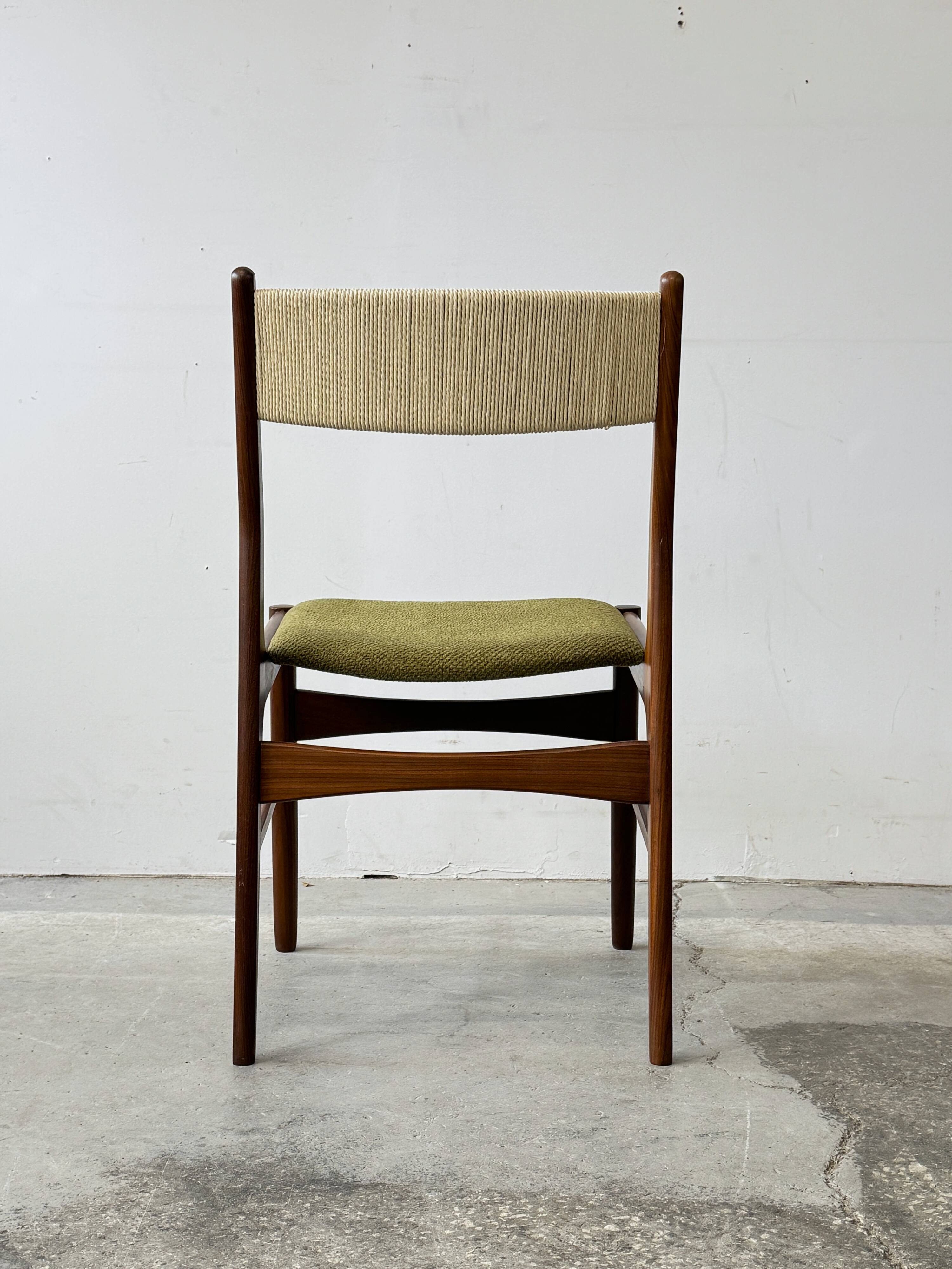 Set of teak Chairs, Denmark 1960s, Mid-C, Vintage