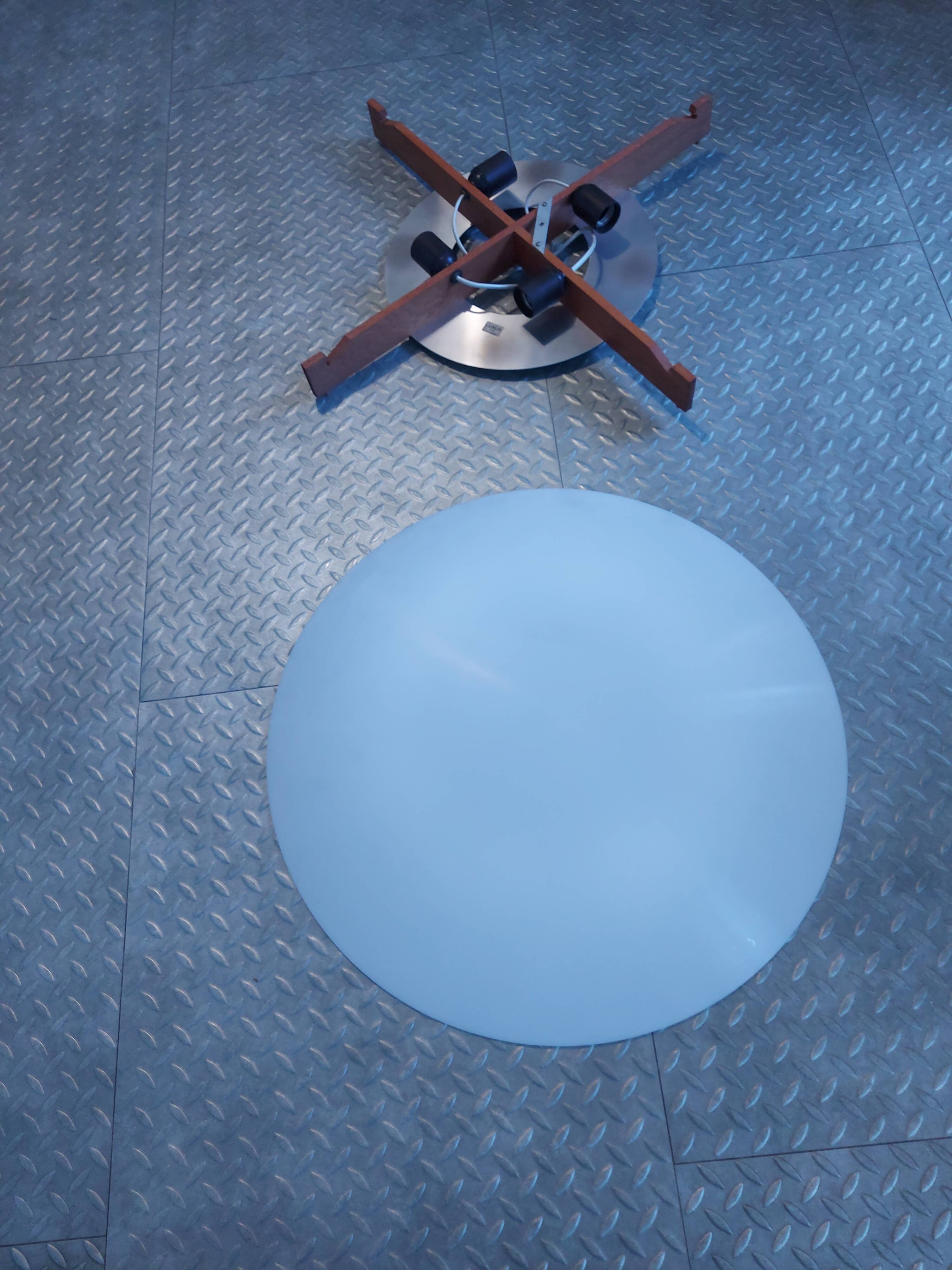Plafonnier, lustre design Scandinave Osten Kristiansson pour Luxus