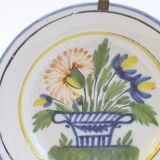 Antique plate in faience, 19th