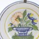 Antique plate in faience, 19th