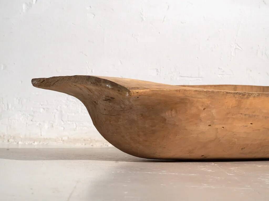 Antique solid wood trough (c.1900) #5