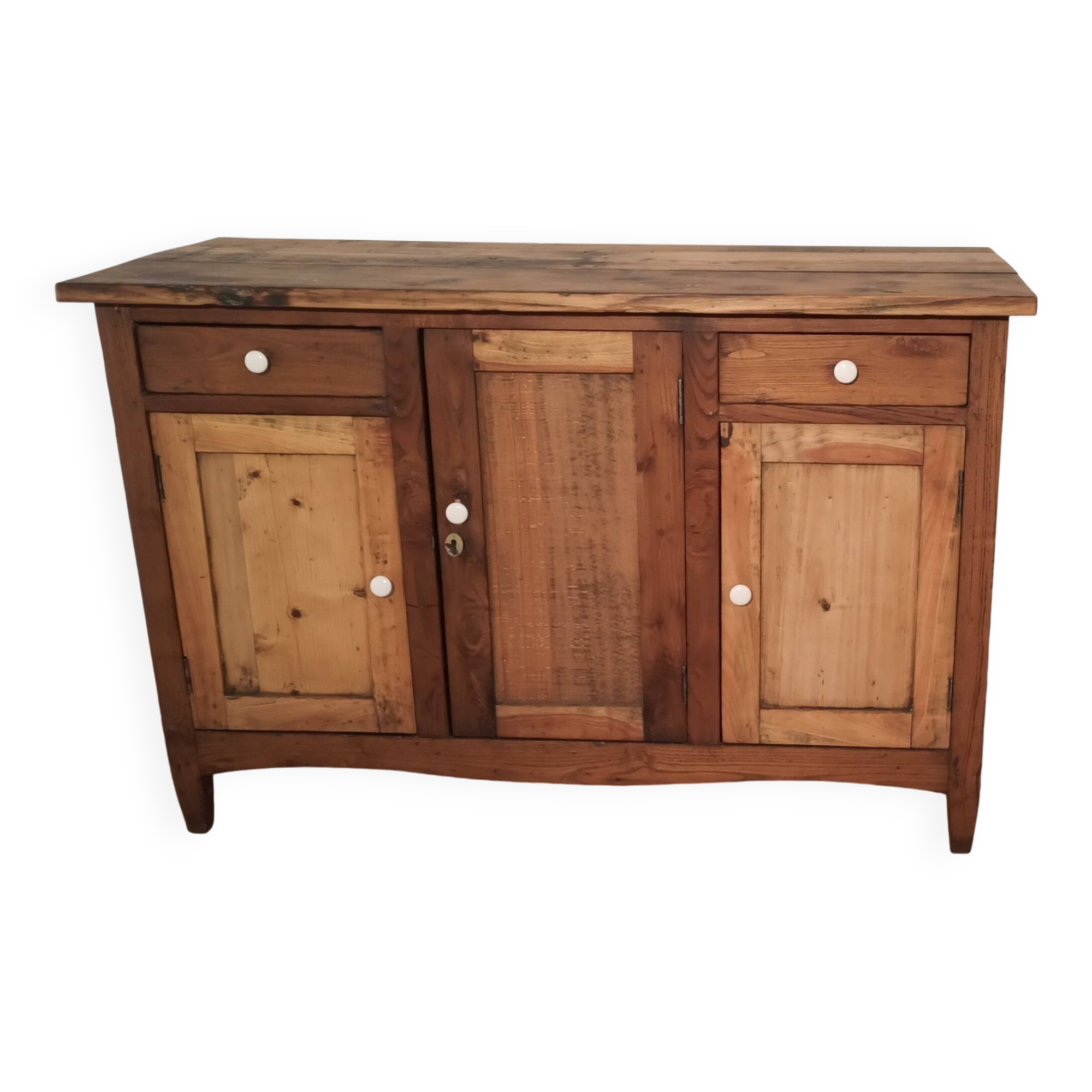 Base de commode en pin de campagne, sud de l'Italie, fin du XIXe siècle