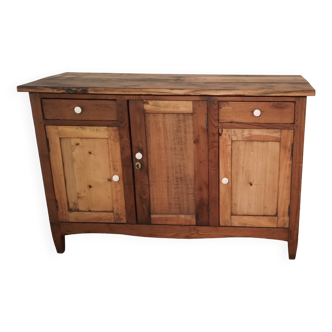 Base de commode en pin de campagne, sud de l'Italie, fin du XIXe siècle