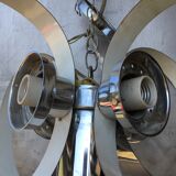Space Age chrome hanging lamp 1970