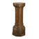 Old classical style column in painted terracotta, Italy, 19th century.