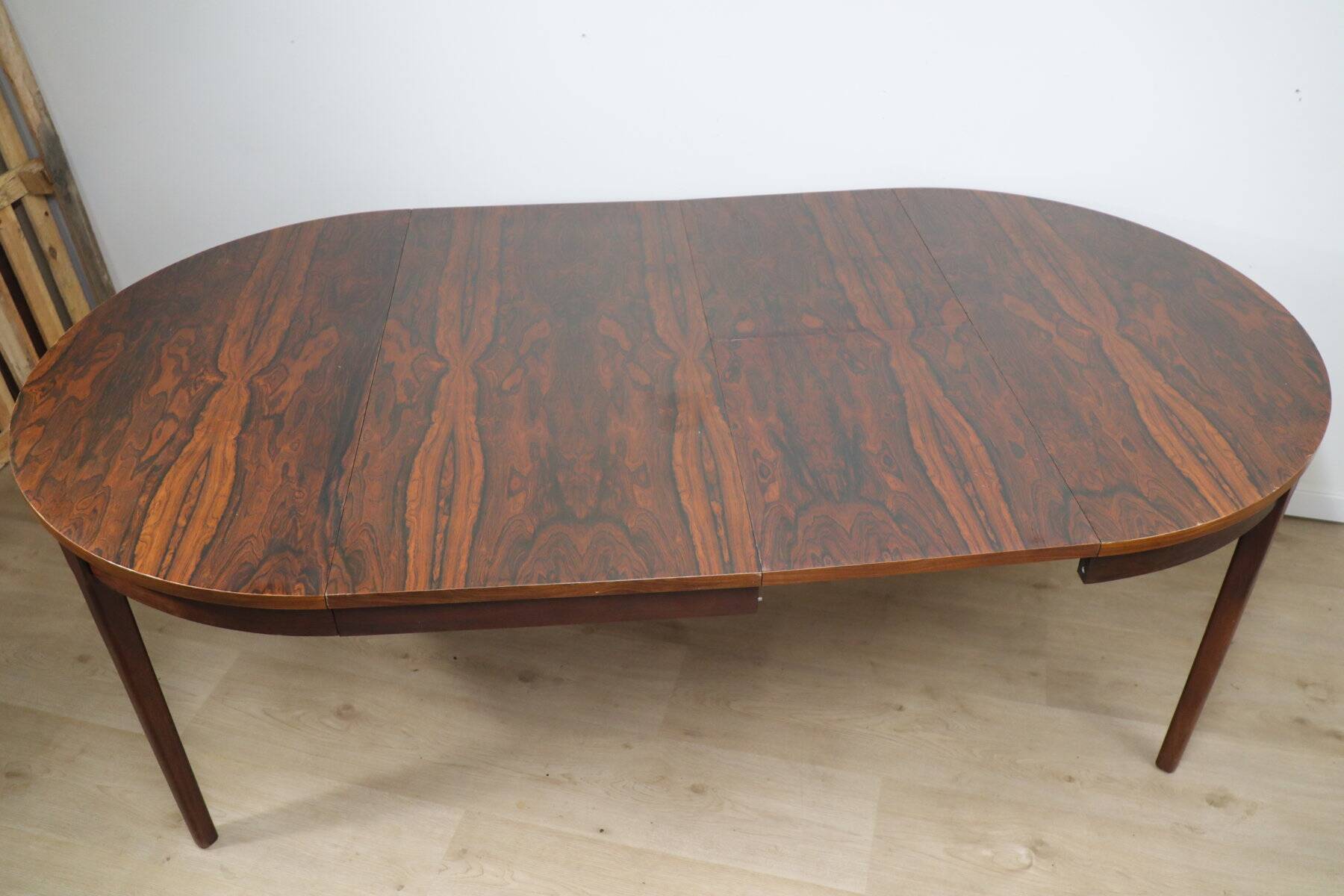 Vintage extendable rosewood dining table, 1960s