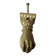 Heurtoir en bronze plein, forme de main, XIXème