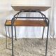 Desk, drawing table in wood and metal – 60s/70s