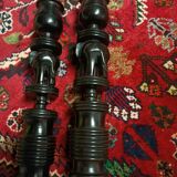 Ebony candlesticks