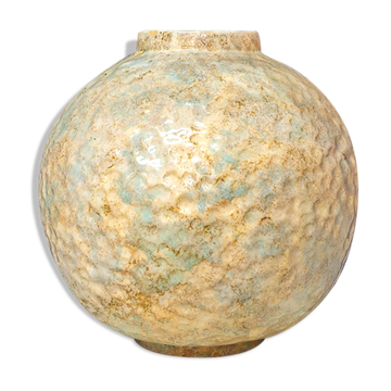 Ceramic vase illegible signature italy 60s