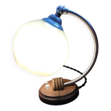 Art deco opaline desk lamp
