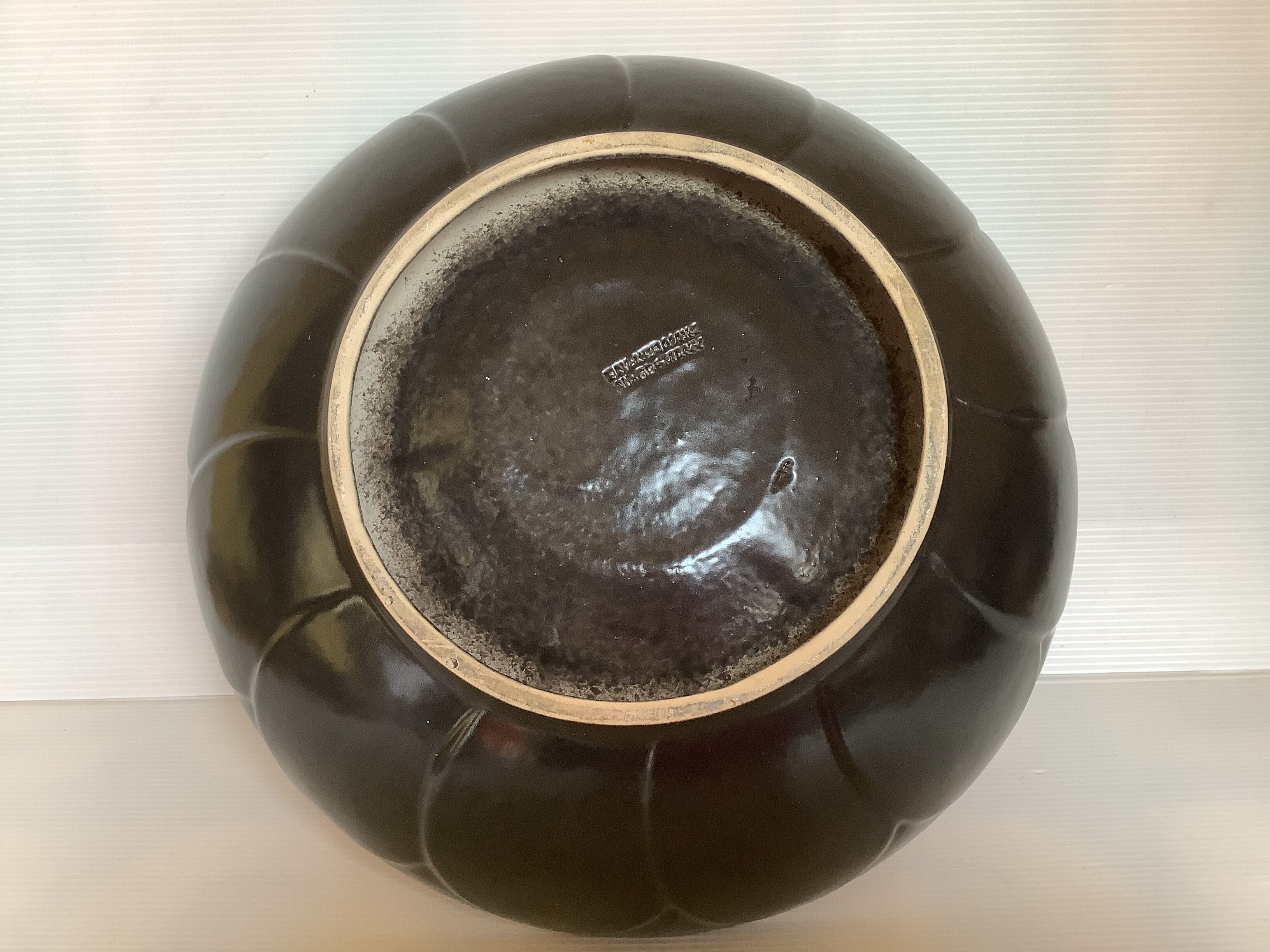 Ceramic cut dish bay keramik W Germany