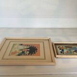 Duo of religious illustration frames