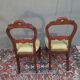 Pair of Louis Philippe chairs in mahogany