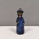 Beautiful vintage ceramic lady figurine by Elsi Bourelius Sweden 1980s