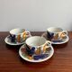 Ensemble de 3 grandes tasses à café Villeroy & Boch Acapulco