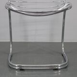 1970s Pair of Gastone Rinaldi Chromed Steel Chairs for Rima, Italy