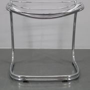 1970s Pair of Gastone Rinaldi Chromed Steel Chairs for Rima, Italy