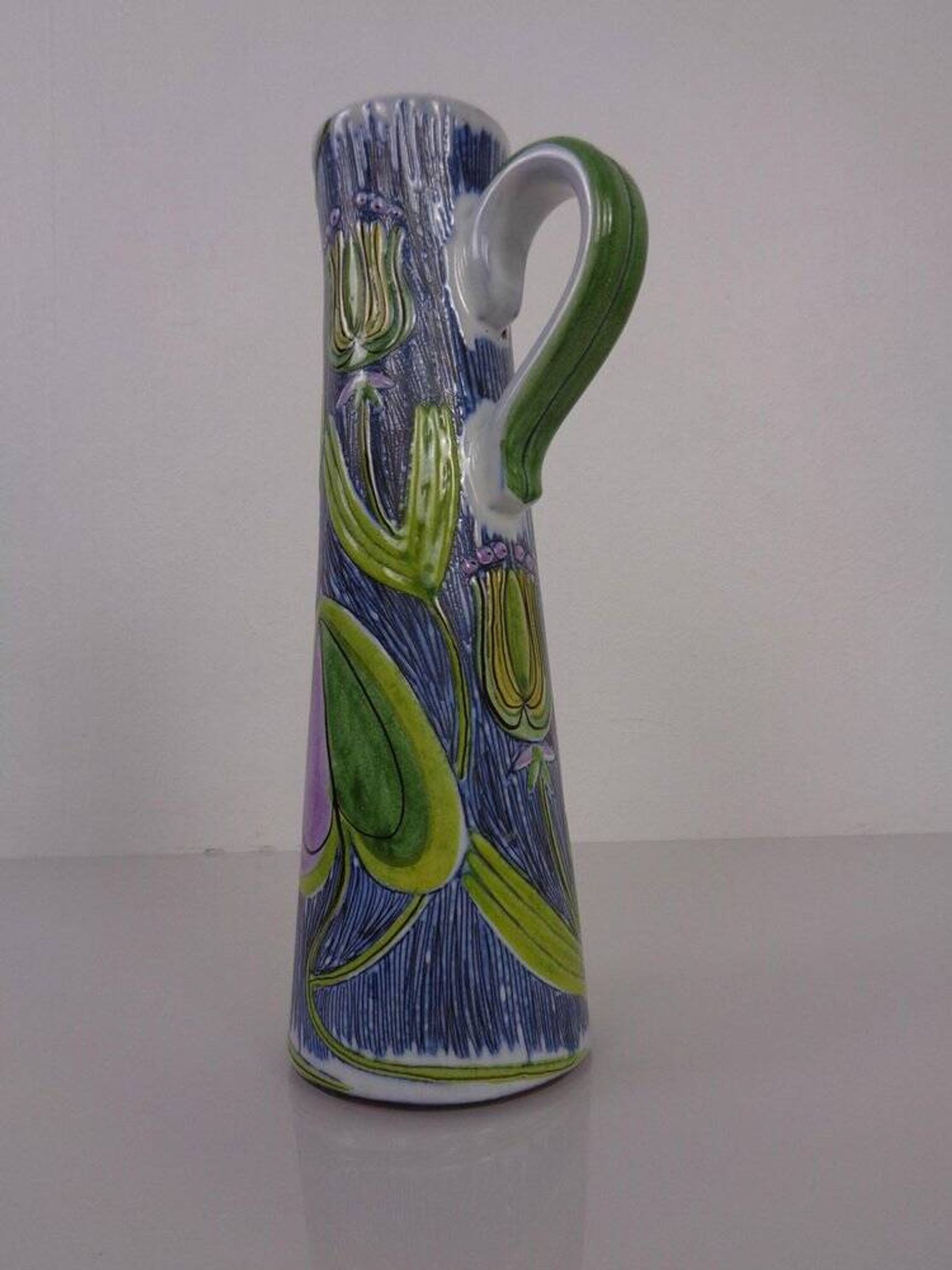 Studio Ceramic Jug from Laholm Keramik, Sweden, 1960s