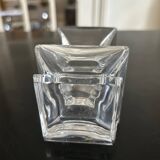 small crystal vase