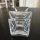 small crystal vase