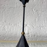 Bronze candle holder, Memphis design, 80s