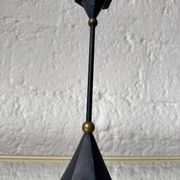 Bougeoir en bronze design Memphis, années 80