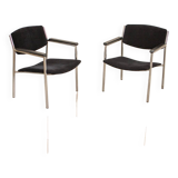 Paire de fauteuils par Gijs van der Sluis 60's