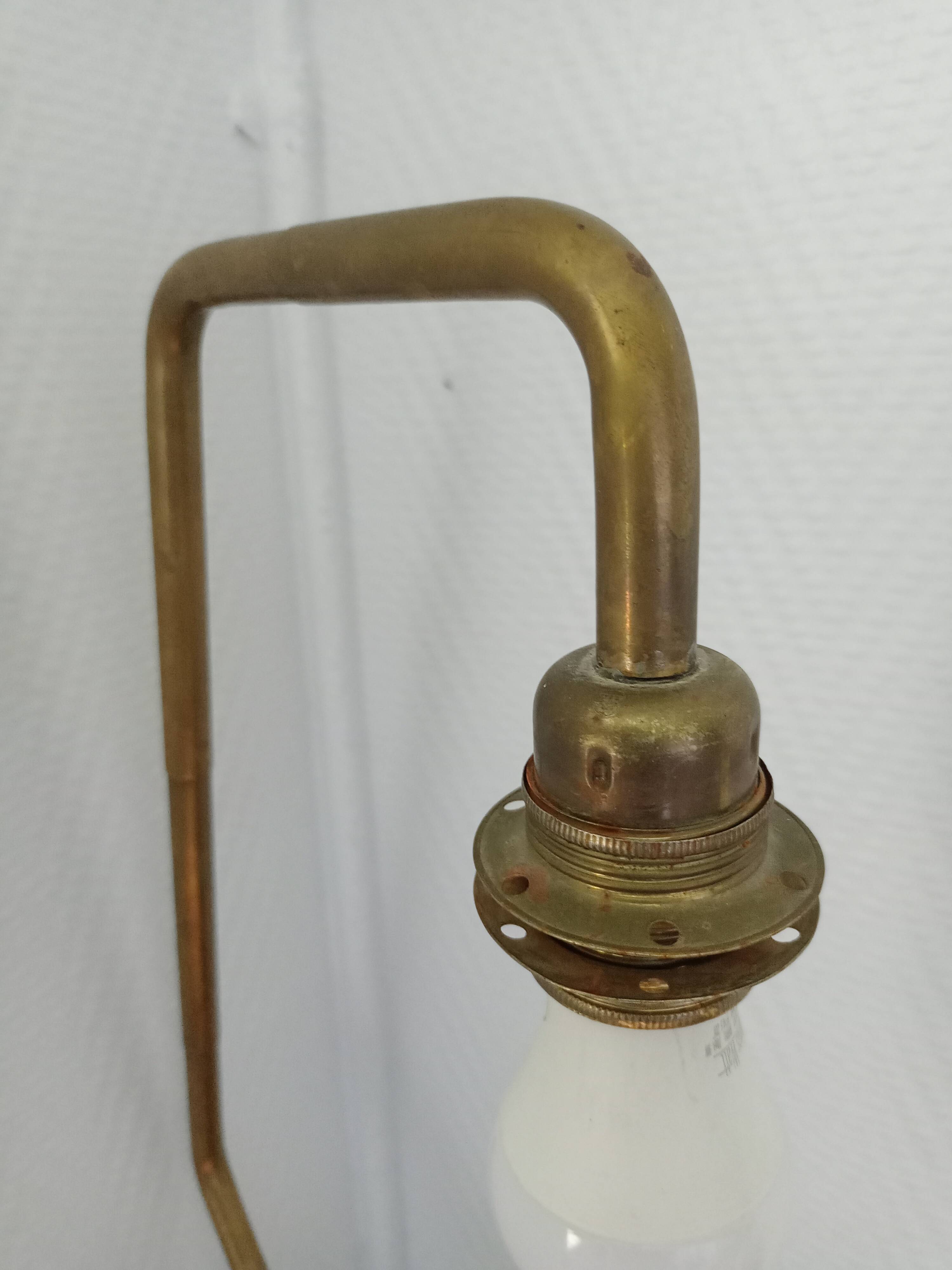 Lampe club de golf bronze et marbre